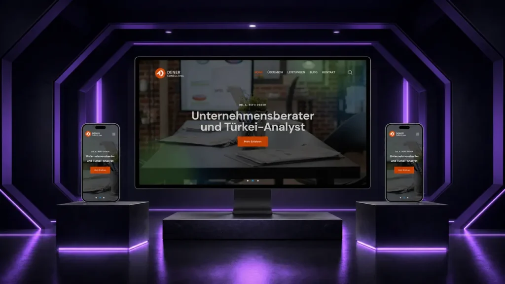 Dener web sitesi tasarımı