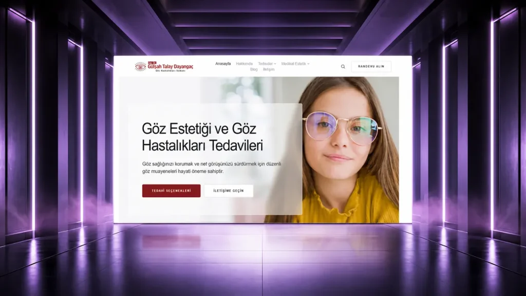 Dr. Gülşah Talay Dayangaç web sitesi tasarımı